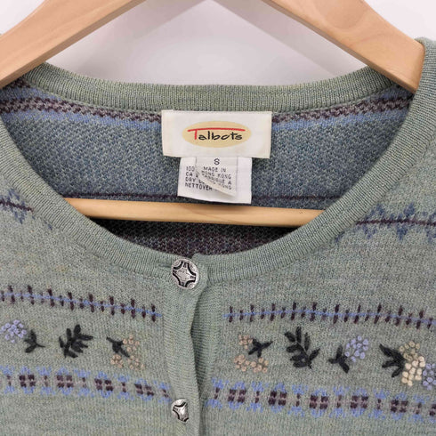 タルボット TALBOTS チロリアン ウール カーディガン レディース import:S