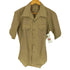 ユーエスマリン U.S.MARINE 80S USMC KHAKI SHADE 2122 SHIRT MARTIN MFG社製 カーキ ミリタリー S/S シャツ 88年製 メンズ 14 1/2