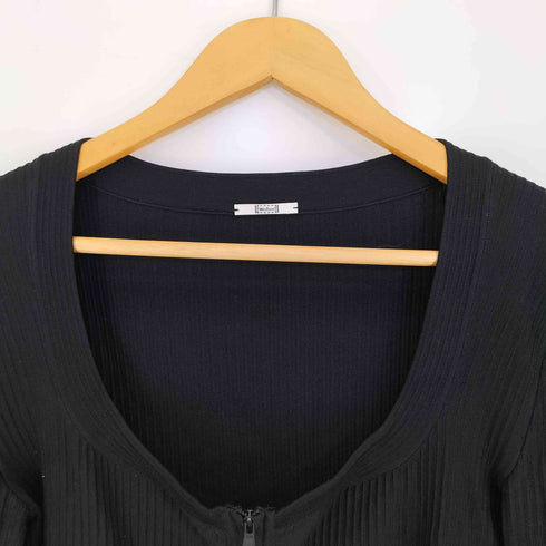 wolford Uネック ジップアップ リブニット レディース JPN:S