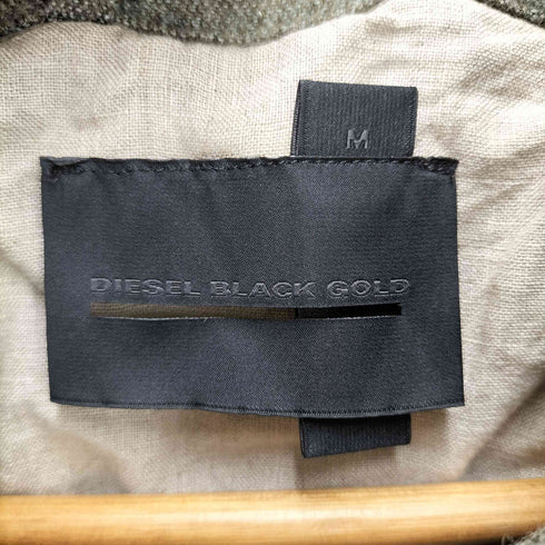 ディーゼルブラックゴールド DIESEL BLACK GOLD リネントレンチコート メンズ M