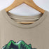 恐竜プリント クルーネックTシャツ メンズ XL