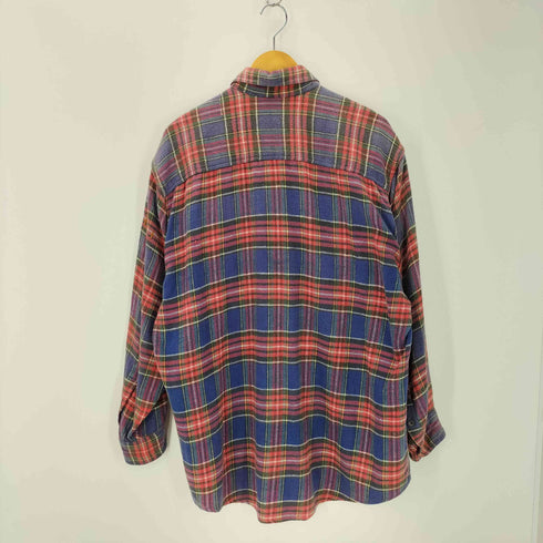 ウールリッチ WOOLRICH 90s 刺しゅうカスタム フランネルシャツ メンズ JPN:L