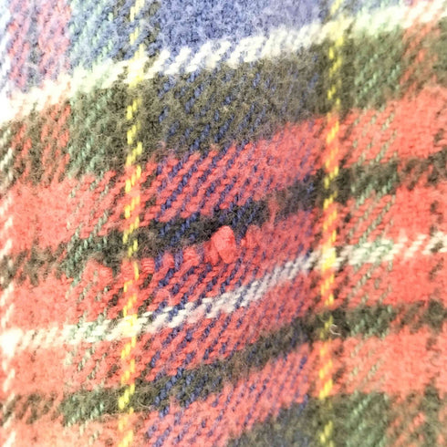 ウールリッチ WOOLRICH 90s 刺しゅうカスタム フランネルシャツ メンズ JPN:L