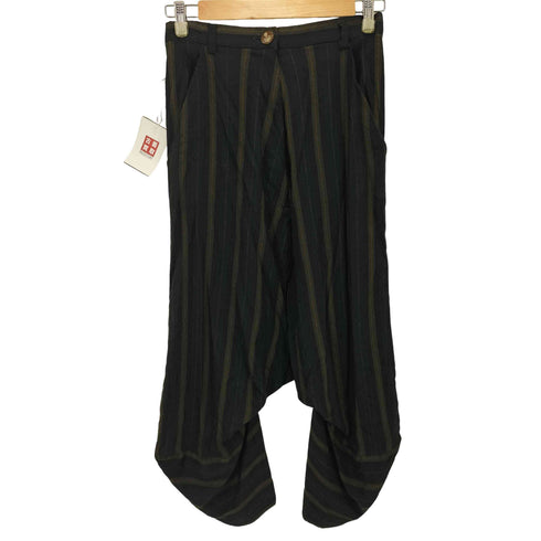 ヴィヴィアンウエストウッドレッドレーベル Vivienne Westwood RED LABEL マルチストライプ柄サルエルパンツ レディース 1