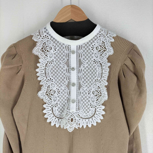 セルフォード CELFORD 22aw エンブロイダリーヨークニットワンピ レディース 36