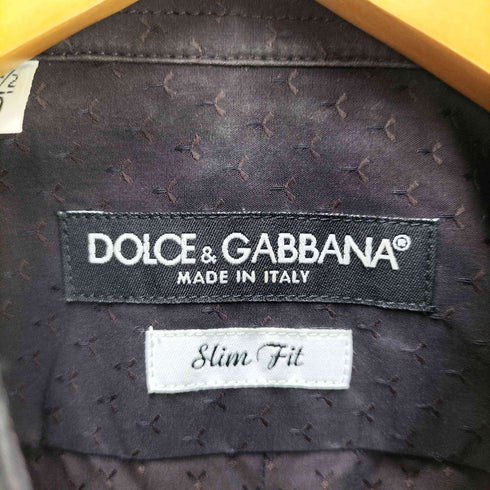ドルチェアンドガッバーナ DOLCE&GABBANA ボタンデザインシャツ メンズ 15 1/2