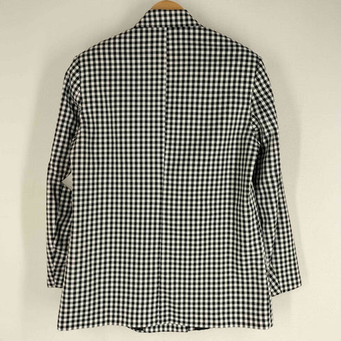 ザラ ZARA ダブルブレスト ギンガムチェック オーバーサイズ ジャケット レディース import:S