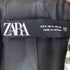 ザラ ZARA ダブルブレスト ギンガムチェック オーバーサイズ ジャケット レディース import:S