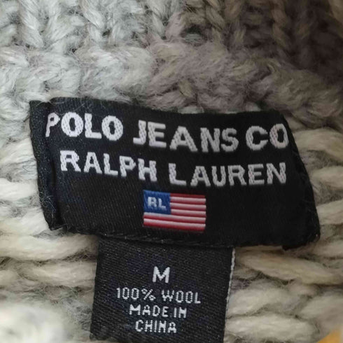 ポロジーンズカンパニーラルフローレン POLO JEANS COMPANY RALPH LAUREN ノルディック柄 ウール タートルネック ニット レディース import:M