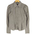ザラ ZARA パワーショルダー パフスリーブ チェックブラウス レディース import:S