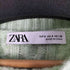 ザラ ZARA アルパカ混 パール半袖ニット レディース import:S