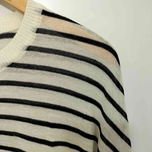 アパルトモンドゥーズィエムクラス LAppartement DEUXIEME CLASSE Border Sheer Knit レディース FREE