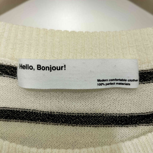 アパルトモンドゥーズィエムクラス LAppartement DEUXIEME CLASSE Border Sheer Knit レディース FREE