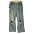 CHMPHOR WOOD wide baggy broken denim trousers ワイドバギー汚れ加工ダメージデニム メンズ JPN:L
