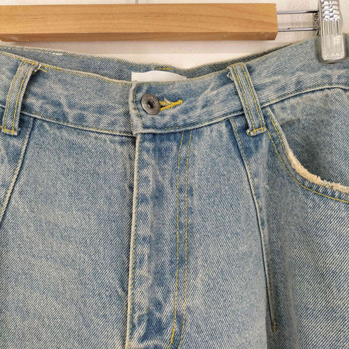 CHMPHOR WOOD wide baggy broken denim trousers ワイドバギー汚れ加工ダメージデニム メンズ JPN:L