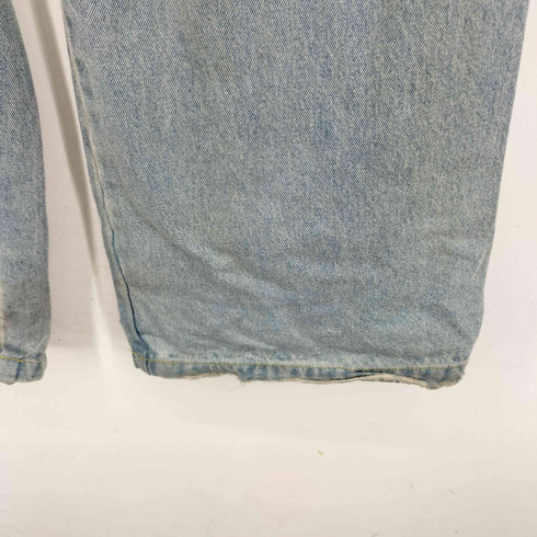 CHMPHOR WOOD wide baggy broken denim trousers ワイドバギー汚れ加工ダメージデニム メンズ JPN:L