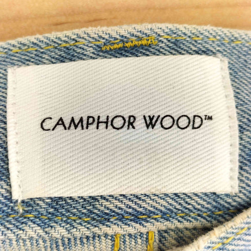 CHMPHOR WOOD wide baggy broken denim trousers ワイドバギー汚れ加工ダメージデニム メンズ JPN:L