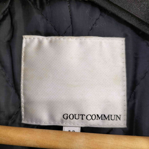 グーコミューン GOUT COMMUN MIXツイードベルト付コクーンコート レディース JPN:38