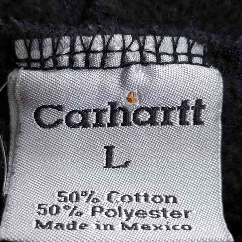 カーハート Carhartt メキシコ製 ロゴプリント コットンポリ プルオーバーパーカー メンズ import:L