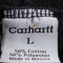カーハート Carhartt メキシコ製 ロゴプリント コットンポリ プルオーバーパーカー メンズ import:L