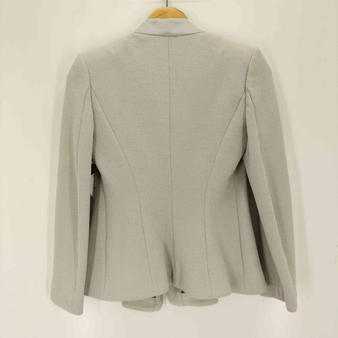 アルマーニコレツィオーニ ARMANI COLLEZIONI フロント プリーツテーラードジャケット レディース 40