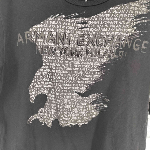 アルマーニエクスチェンジ ARMANI EXCHANGE リフレクタープリント プリントクルーネックTシャツ メンズ JPN:M M