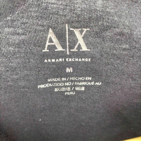 アルマーニエクスチェンジ ARMANI EXCHANGE リフレクタープリント プリントクルーネックTシャツ メンズ JPN:M M
