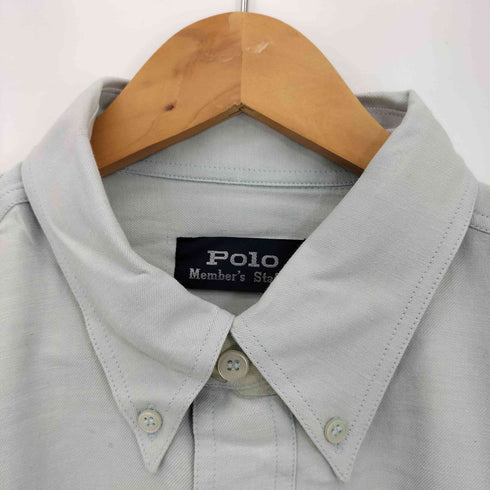 ポロメンバーズスタッフ polo Member's Staff ワンポイント刺繍 オーバーサイズ ボタンダウンシャツ メンズ import:L