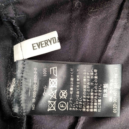 ドゥーズィエムクラス DEUXIEME CLASSE EVERYDAYILIKE 裾ジップウールストライプパンツ レディース JPN:36