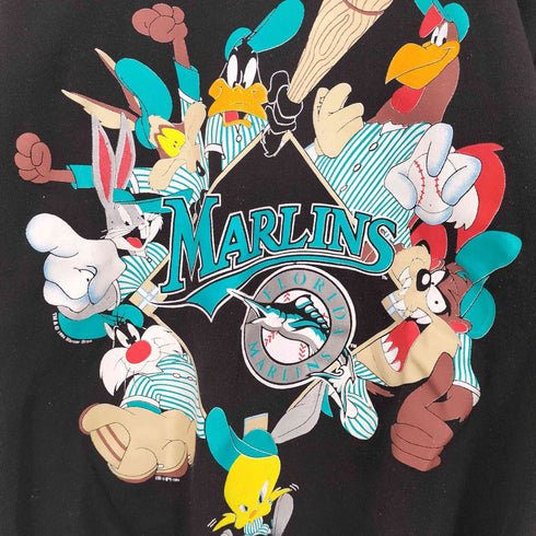 タルテックス TULTEX Ⓒ1994 メジャーリーグ キャラクタープリント クルーネックスウェット メンズ import:L