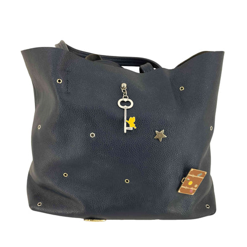 Bagolo MADE IN ITALY ピン付き シボ革レザートートバッグ レディース