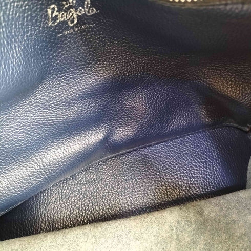 Bagolo MADE IN ITALY ピン付き シボ革レザートートバッグ レディース