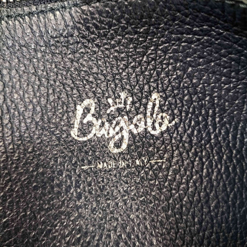 Bagolo MADE IN ITALY ピン付き シボ革レザートートバッグ レディース