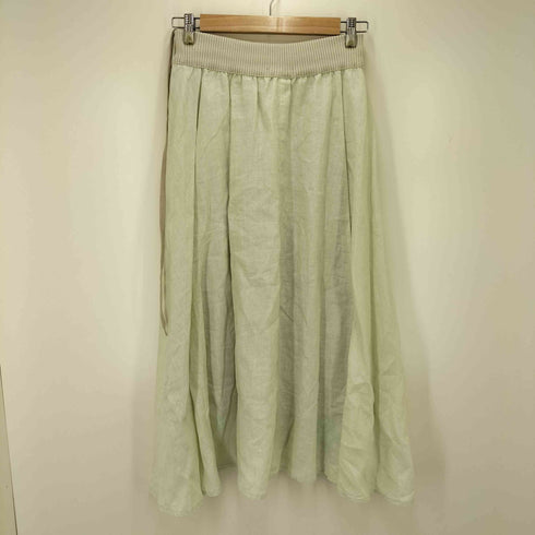 FUGA FUGA Sato Fiber Fugue Hemp Skirt 佐藤繊維 刺繍 デザインスカート レディース FREE