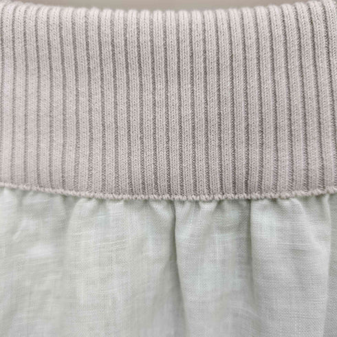 FUGA FUGA Sato Fiber Fugue Hemp Skirt 佐藤繊維 刺繍 デザインスカート レディース FREE