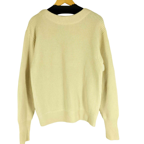 ビームスプラス BEAMS+ リブ ボートネックニット エルボーパッチ メンズ JPN:M