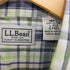 エルエルビーン L.L.Bean ボタンダウン 半袖チェックシャツ メンズ L