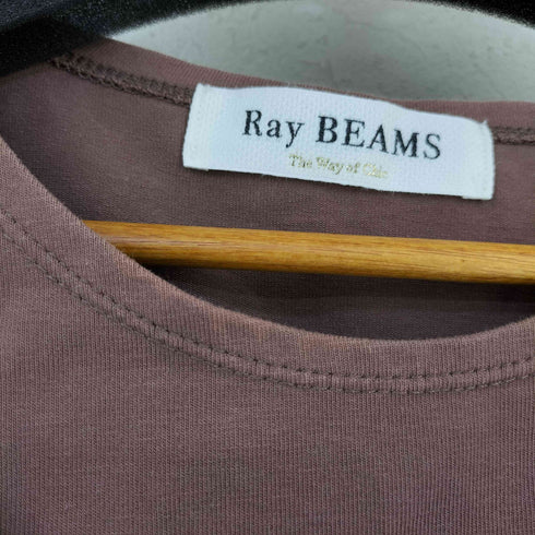 レイビームス Ray BEAMS オープンショルダー レイヤーTシャツ レディース ONE SIZE