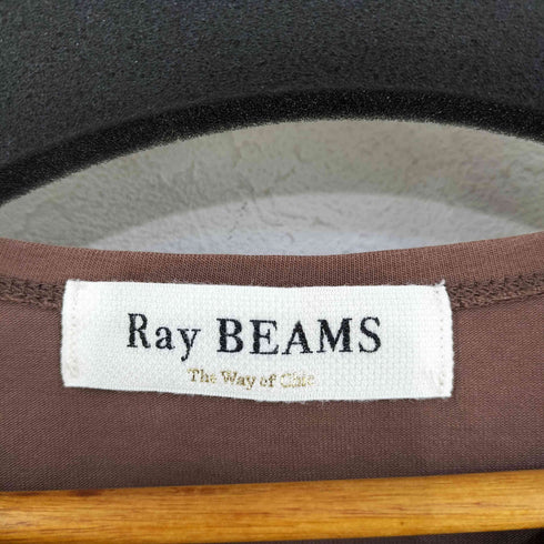 レイビームス Ray BEAMS オープンショルダー レイヤーTシャツ レディース ONE SIZE