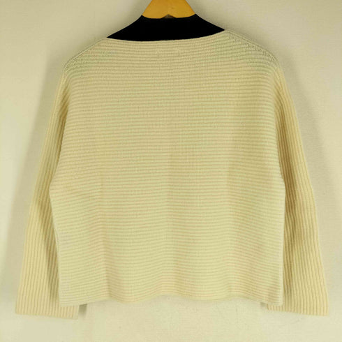 イエナ IENA ウールカシミヤ畦ホールプルオーバ レディース
