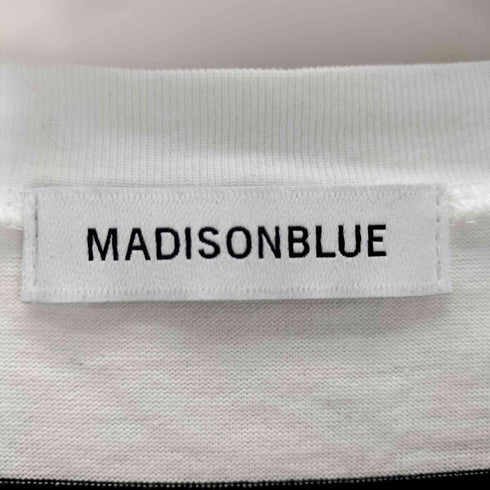 マディソンブルー MADISONBLUE CREW NECK L/S PO WIDE BORDER レディース JPN:S