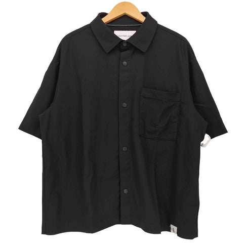 カルバンクラインジーンズ Calvin Klein Jeans ウーブンタブ スウェット 半袖 シャツ メンズ import:M