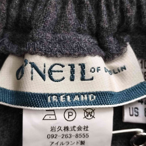 オニールオブダブリン ONEIL OF DUBLIN アイルランド製 ポリナイロンブレンド ウール キルトスカート レディース US:8