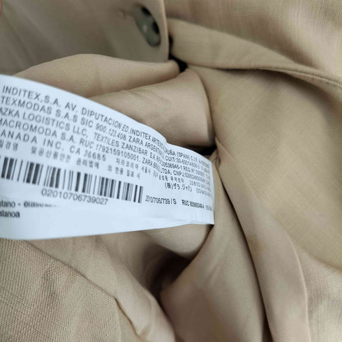 ザラ ZARA BLAZER 2B テーラードジャケット ブレザー レディース import:S