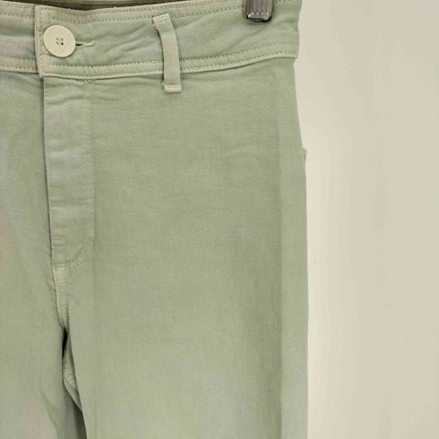 ザラ ZARA THE MARINE STRAIGHT ジップフライ ワイド カットオフ カラー デニム パンツ レディース EUR:36