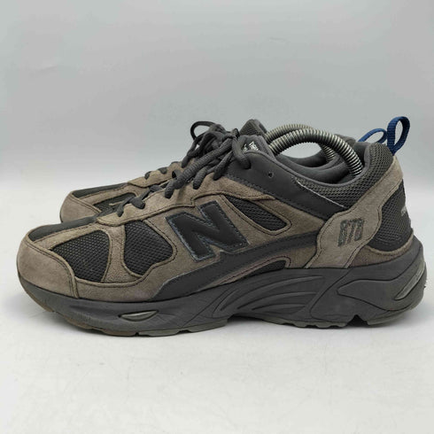 ニューバランス NEW BALANCE 878 Gray スエード ローカットスニーカー メンズ JPN:26.5