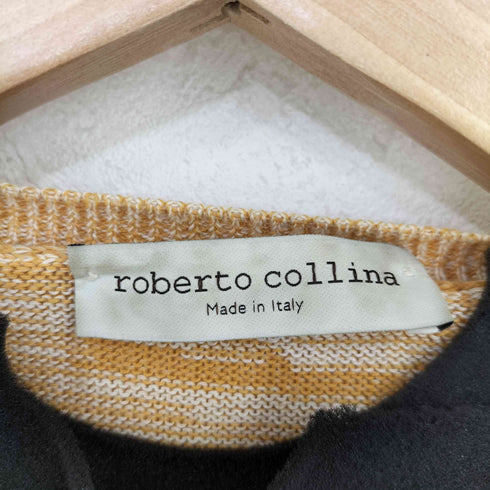 ロベルトコリーナ ROBERTO COLLINA イタリア製 マルチカラー コットンニット レディース