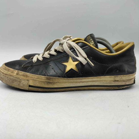 コンバース CONVERSE 日本製 ONE SATR J OX ALL BLACK GOLD ワンスター メンズ CONVERSE:9