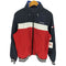 トミーヒルフィガー TOMMY HILFIGER ロゴ 刺繍 パッカブルフード トリコロール ナイロンジャケット メンズ import:M