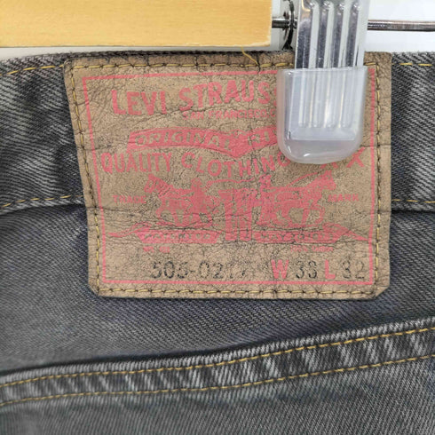 リーバイスヴィンテージクロージング Levis Vintage Clothing 復刻BIGE 505-0217 ブラックデニムパンツ メンズ W33 L32
